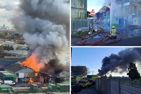 آتش‌سوزی بزرگ در لندن