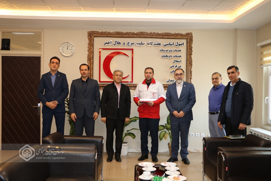 همکاری تأمین اجتماعی و هلال‌احمر آذربایجان‌شرقی برای خدمت‌رسانی مؤثرتر