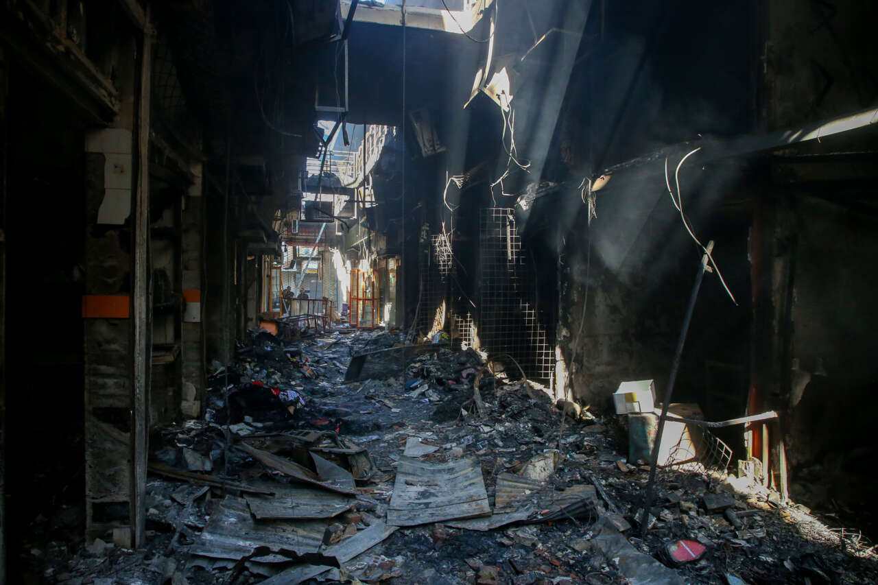 احیای بازار سوخته رشت با بولدوزرها؟!