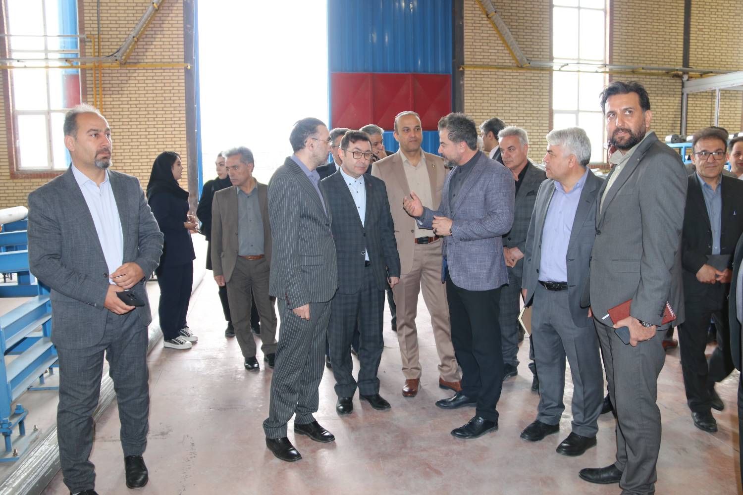 بازدید مدیران  تأمین‌اجتماعی اردبیل از کارخانه آرتا پروفیل