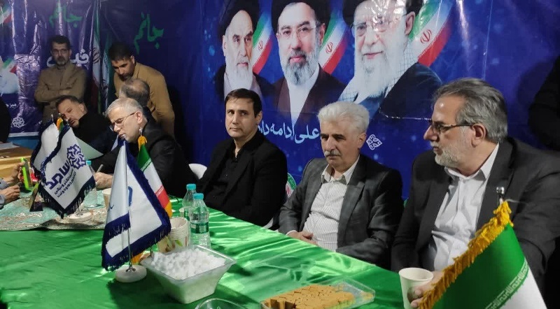 میزخدمت تأمین‌اجتماعی در میان تجمعات ضدآمریکایی البرز