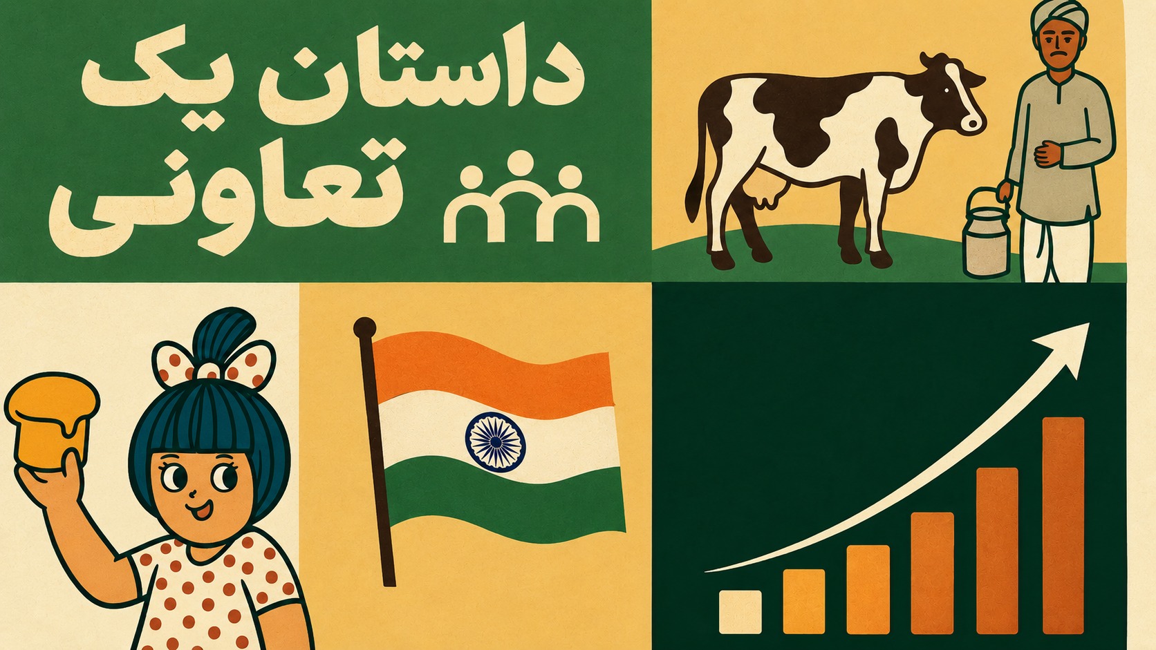 از روستاهای گجرات تا بازار آمریکا؛ داستان موفقیت تعاونی آمول