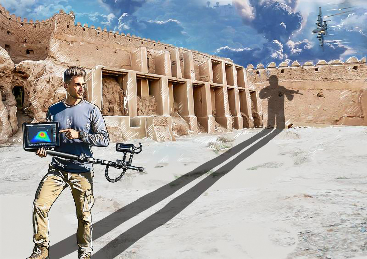 گنج‌یابی در سایه جنگ