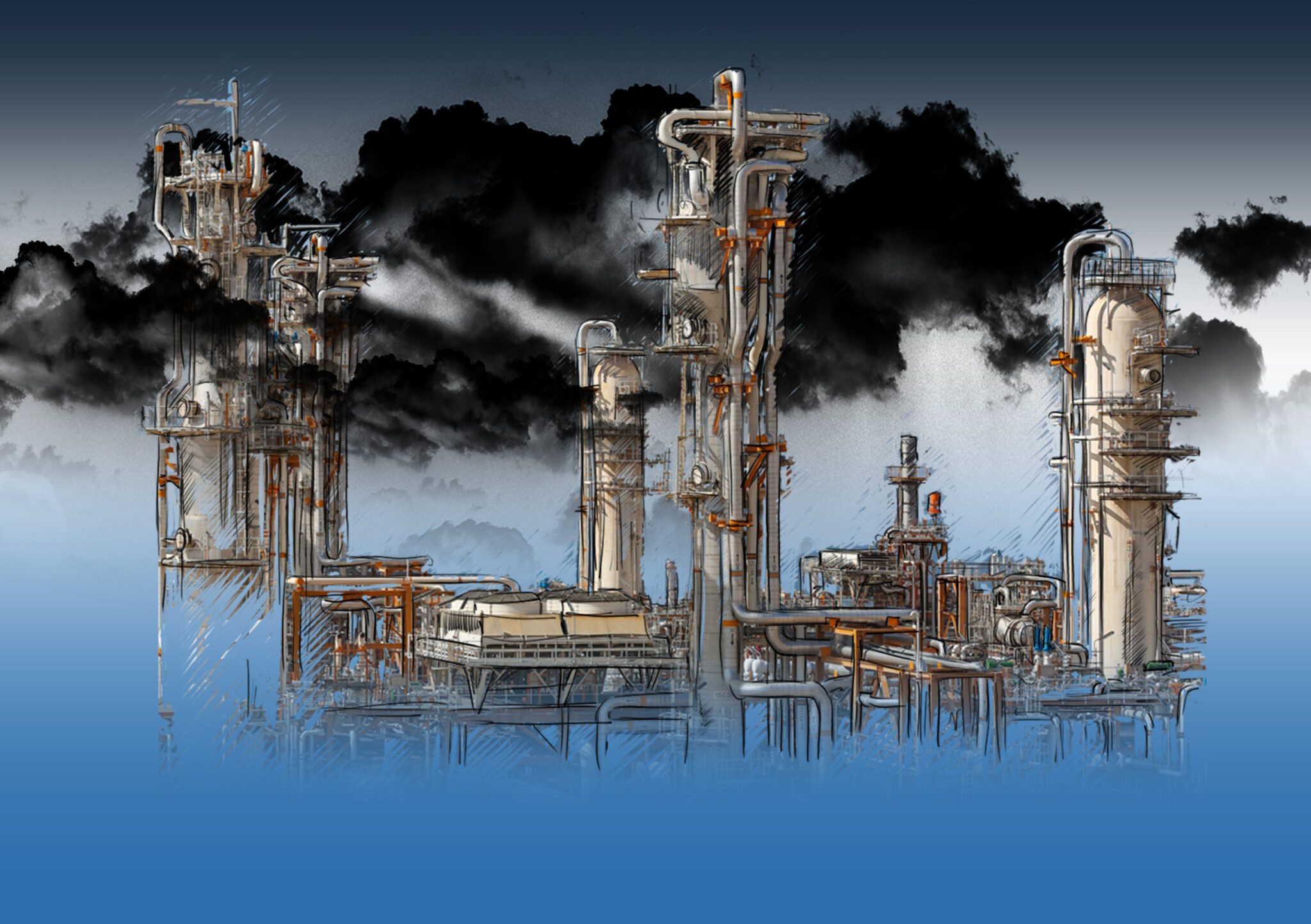 نگرانی‌ از آثار محیط‌زیستی حمله به پتروشیمی‌ها