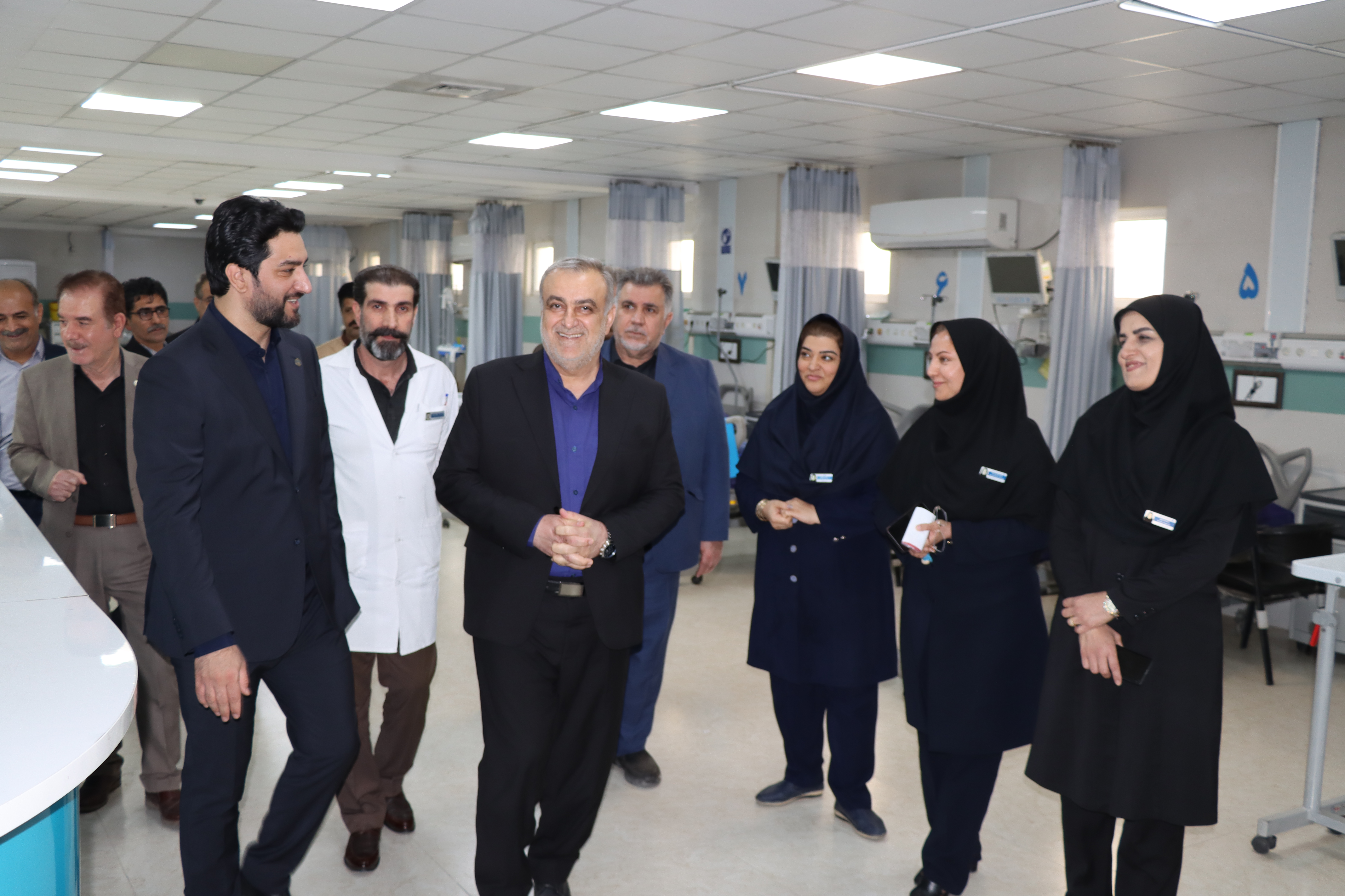 پایش حضوری مراکز درمانی و شعب تامین اجتماعی خوزستان