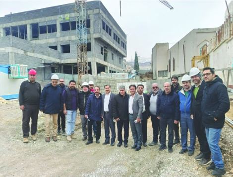پیشرفت ۴۰ درصدی طرح توسعه بیمارستان شهدای گمنام یاسوج