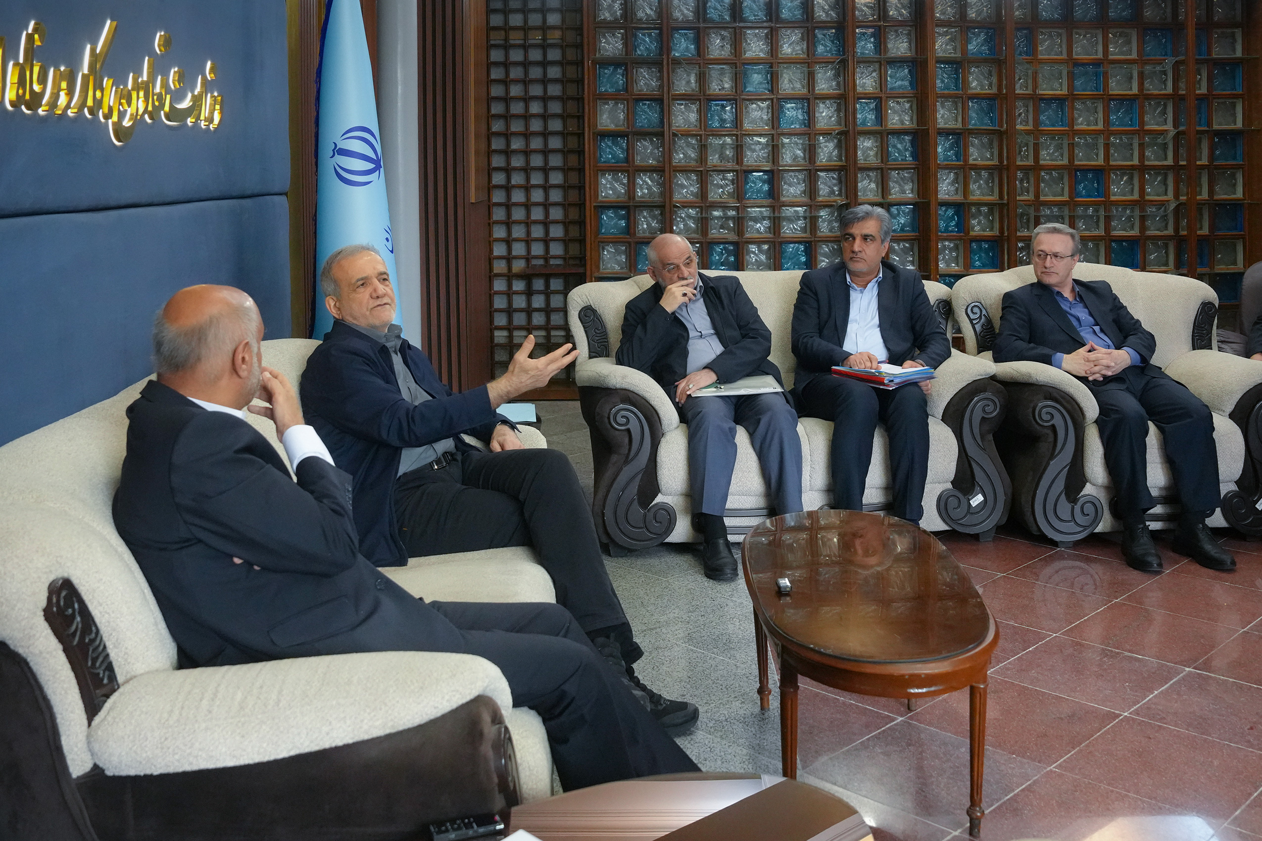 گزارش تصویری بازدید رییس جمهور از وزارت تعاون، کار و رفاه اجتماعی