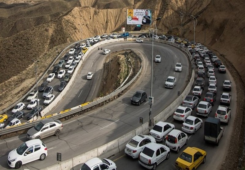 ترافیک سنگین در محورهای شمالی