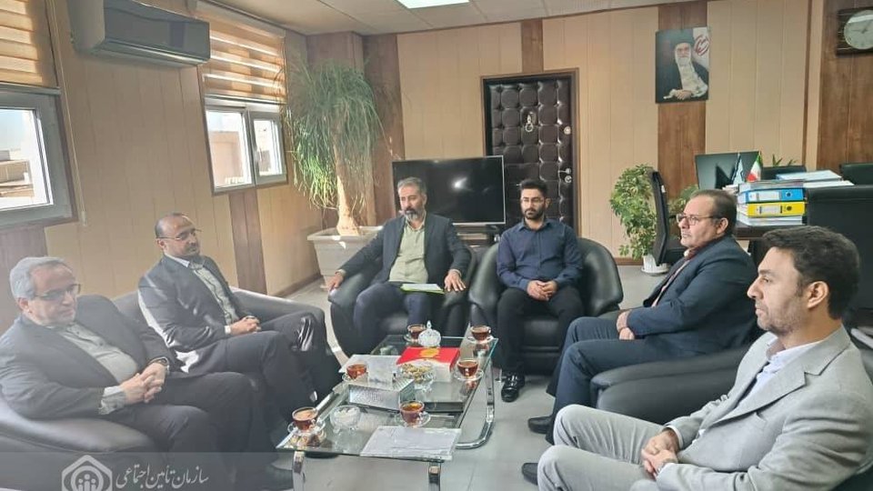 نشست تأمین‌اجتماعی البرز و شرکت تراورس برای حل چالش‌های بیمه‌ای و مالی