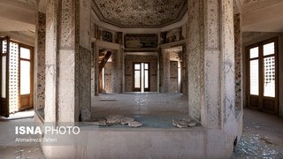 خسارات ناشی از حمله هوایی آمریکایی و اسرائیل به عمارت تاریخی رکیب‌خانه اصفهان
