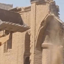 کاروانسرای تاریخی «روس‌ها» در سبزوار تخریب شد