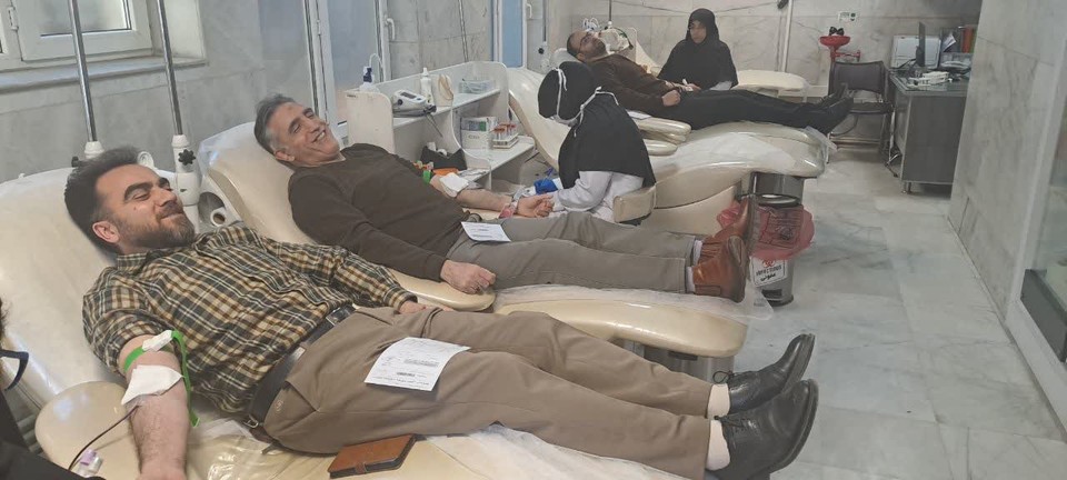 پویش نذر خون همکاران تأمین‌اجتماعی زنجان