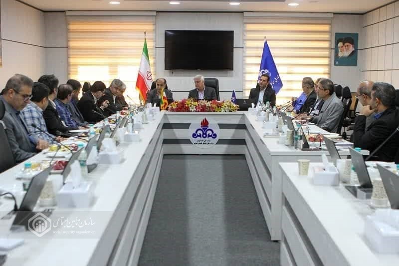 نشست مشترک شرکت ملی مناطق نفت‌خیز جنوب با تأمین اجتماعی خوزستان