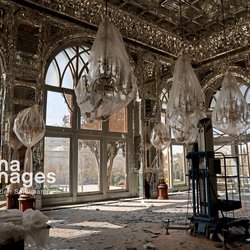 حال و روز کاخ گلستان پس از حمله هوایی به میدان ارگ