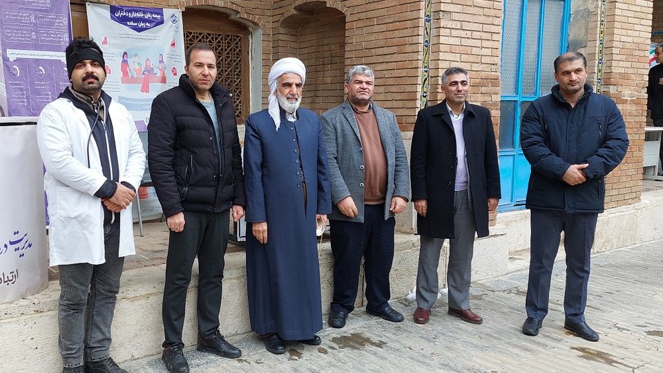 برپایی پایگاه سنجش سلامت تأمین‌اجتماعی کردستان در مصلی سنندج