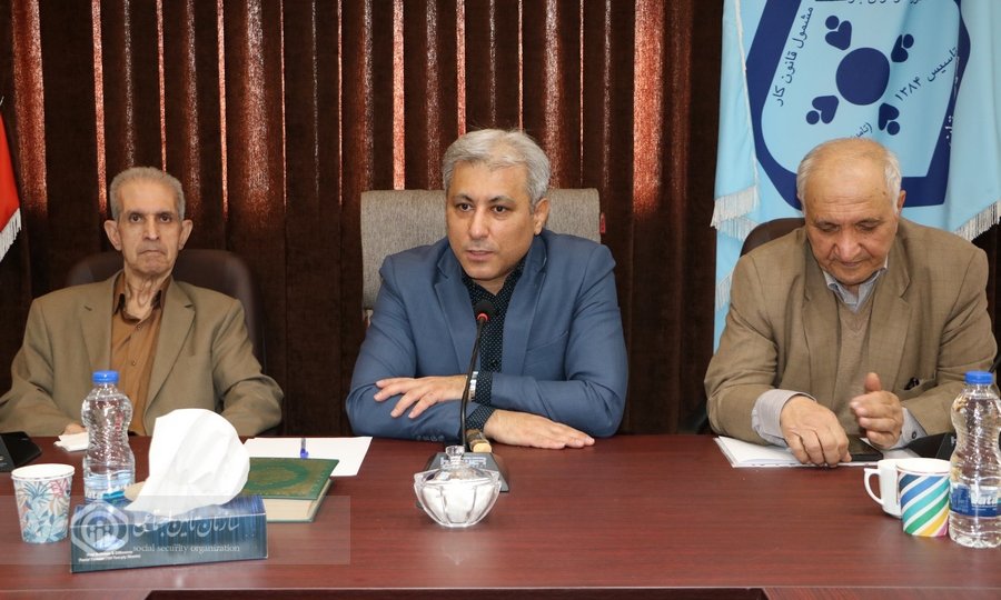 بررسی مطالبات بازنشستگان اسکو توسط مدیرکل تأمین‌اجتماعی آذربایجان‌شرقی