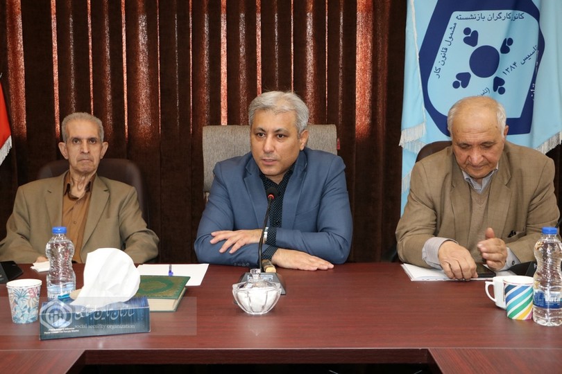 بررسی مطالبات بازنشستگان اسکو توسط مدیرکل تأمین‌اجتماعی آذربایجان‌شرقی
