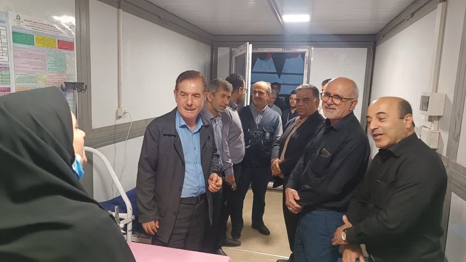 بازدید مدیران تأمین اجتماعی خوزستان از موکب درمانی شهدای چذابه