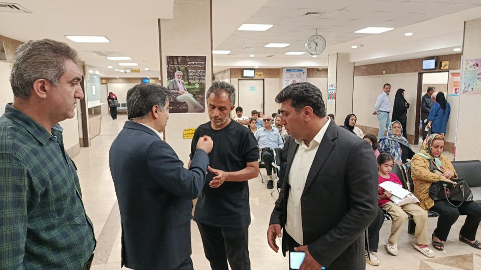 بازدید سرپرست مدیریت درمان کهگیلویه و بویراحمد از پلی‌کلینیک گچساران