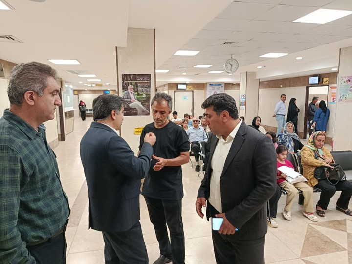 بازدید سرپرست مدیریت درمان کهگیلویه و بویراحمد از پلی‌کلینیک گچساران