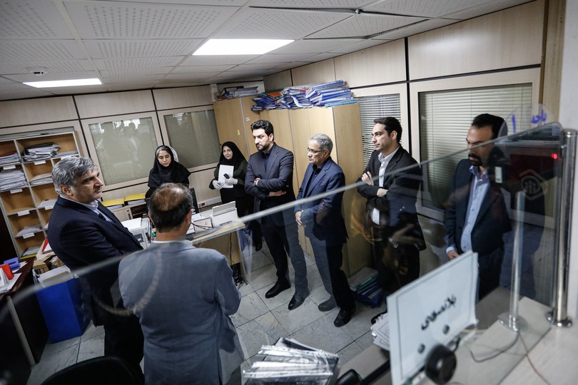 گزارش تصویری بازدید مدیرعامل سازمان تأمین اجتماعی از شعب تهران
