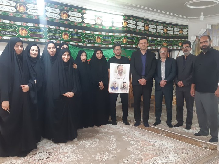 تأمین اجتماعی آران و بیدگل در کنار خانواده شهدای حمله رژیم صهیونیستی