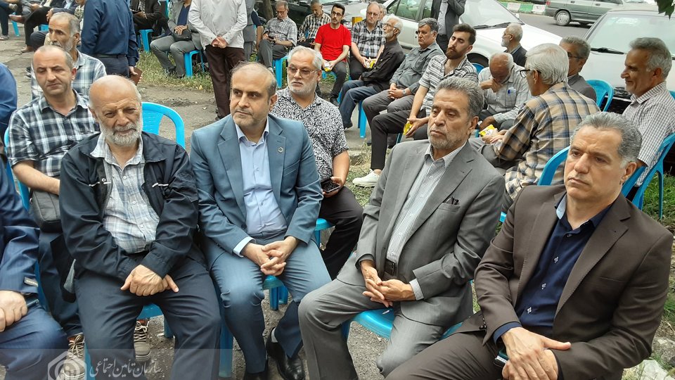 حضور مدیرکل تأمین اجتماعی گیلان در آیین تجلیل از پیشکسوتان کارگری