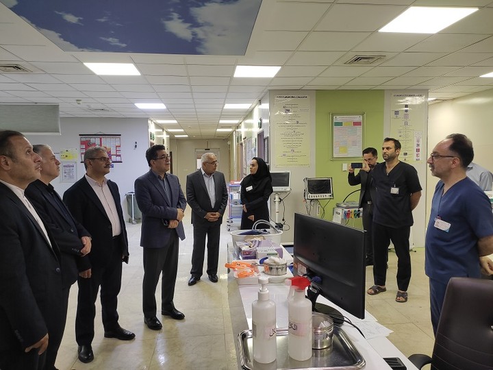 تقدیر مدیرکل کار استان سمنان از کارکنان بیمارستان شفاء
