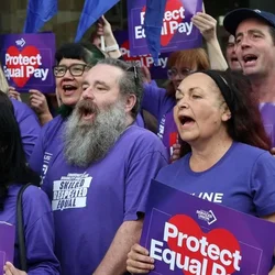 تجمع گسترده کادر درمان در استرالیا