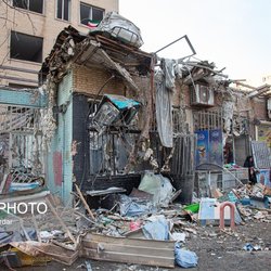 خسارات حمله هوایی به تهران در روز پنجم جنگ