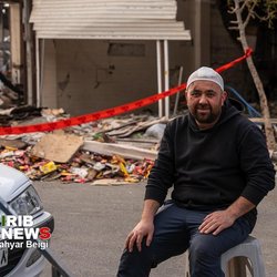 تخریب مشاغل و کسب و کار واحد‌های تجاری و انباری شهرک کامیون‌داران کرج