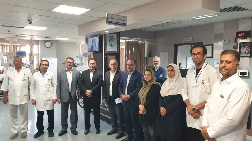بازدید مسئولان گنبدکاووس از بخش‌های مختلف بیمارستان تأمین‌اجتماعی