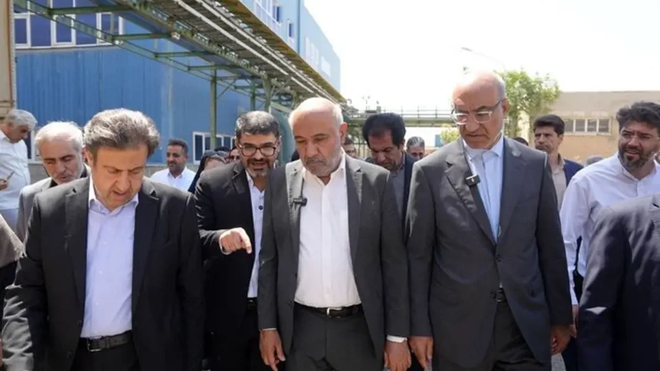 افتتاح نیروگاه گازی سیمان کرمانشاه با حضور وزیر کار