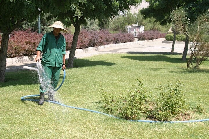 ساعت آبیاری فضای سبز تهران به شب موکول شد