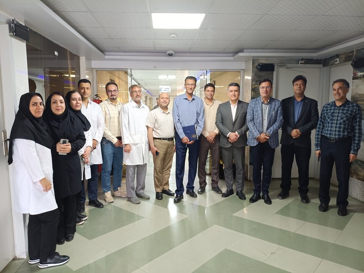 معارفه سرپرست جدید پلی‌کلینیک تخصصی تأمین‌اجتماعی  شیراز