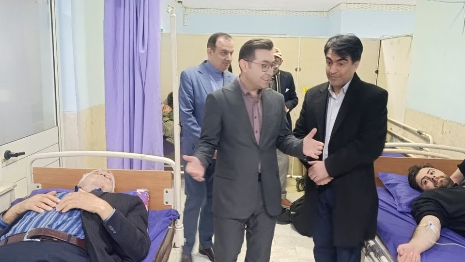 نظارت مدیر درمان تامین اجتماعی اردبیل بر مراکز درمانی در تعطیلات نوروزی