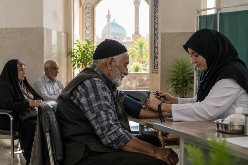 پایش مستمر سلامت، رویکرد تأمین اجتماعی قاین در مراقبت از سالمندان