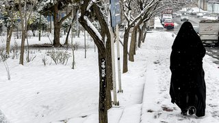 تهران سپیدپوش شد