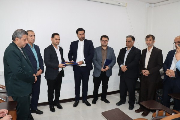 مراسم تودیع و معارفه سرپرست جدید پلی‌کلینیک شهید حیاری هفت‌تپه