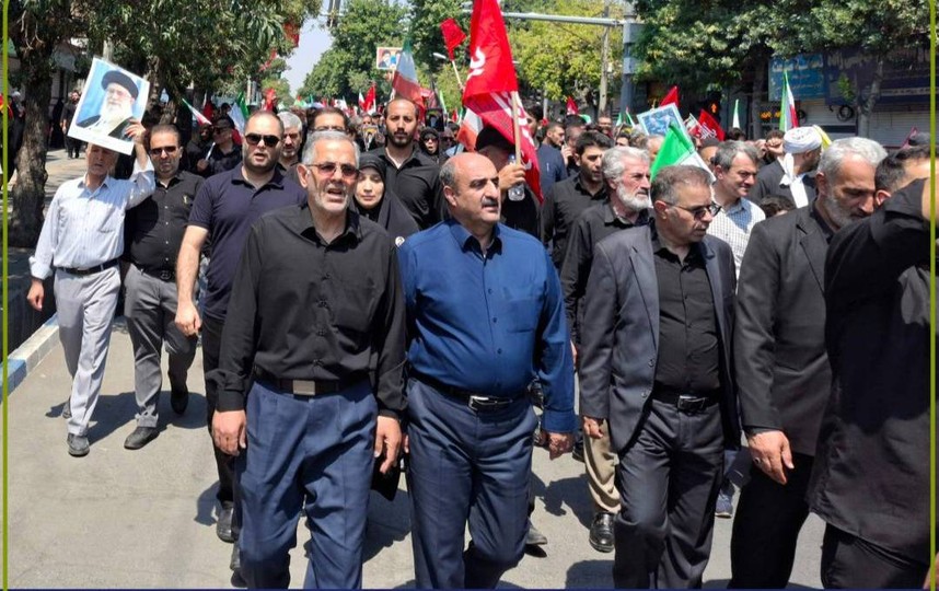 تجدید بیعت مدیرکل تأمین اجتماعی  آذربایجان غربی با آرمان‌های ولایت در مراسم «امام شهید»