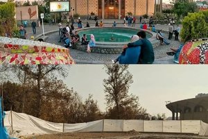 تخریب یک محل اجتماع عمومی به دست شهرداری، با تخریب سکوی تماشای تئاترشهر