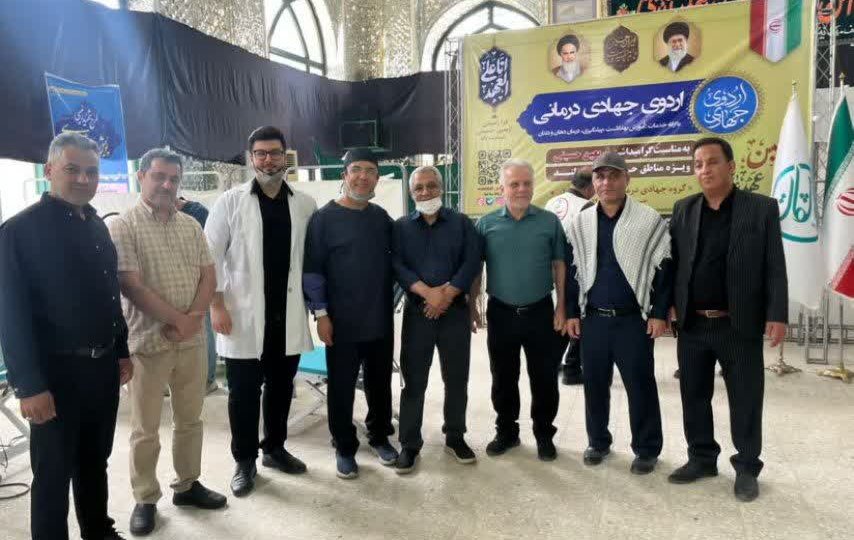 هدیه اربعینی دندانپزشکان جهادی در دلند