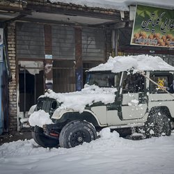 گلپایگان سفیدپوش با نخستین بارش برف