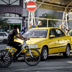 فعالیت تاکسی‌ها در دل شهر