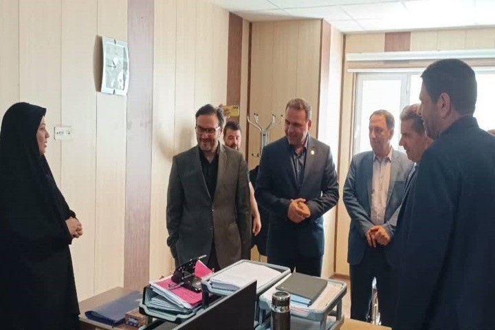 بازدید معاون حقوقی سازمان تأمین اجتماعی از پروژه‌های درمانی خدابنده و ابهر