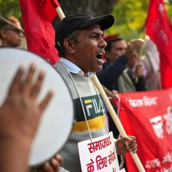 اعتراض اتحادیه‌های کارگری در هند