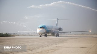 فرودگاه کیش پس از چهار ماه بازگشایی شد