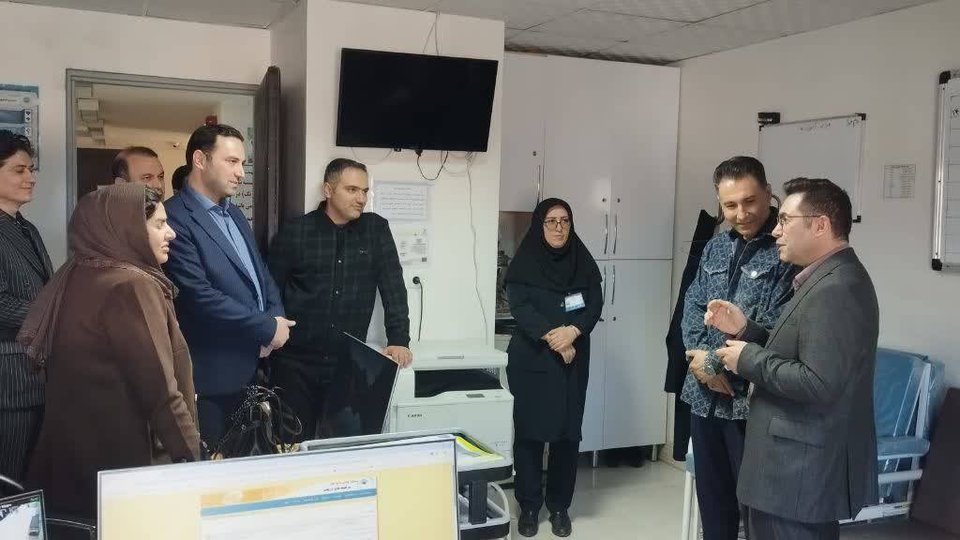 نظارت نوروزی مدیر درمان تأمین اجتماعی اردبیل بر مراکز درمانی