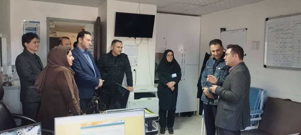 نظارت نوروزی مدیر درمان تأمین اجتماعی اردبیل بر مراکز درمانی