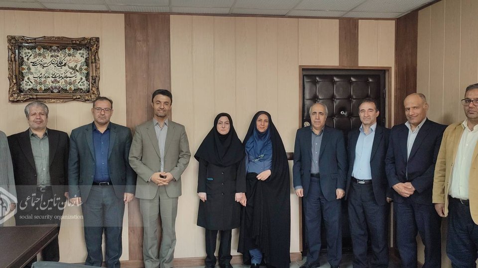 دیدار نوروزی مدیرکل تامین اجتماعی البرز با روسای شعب